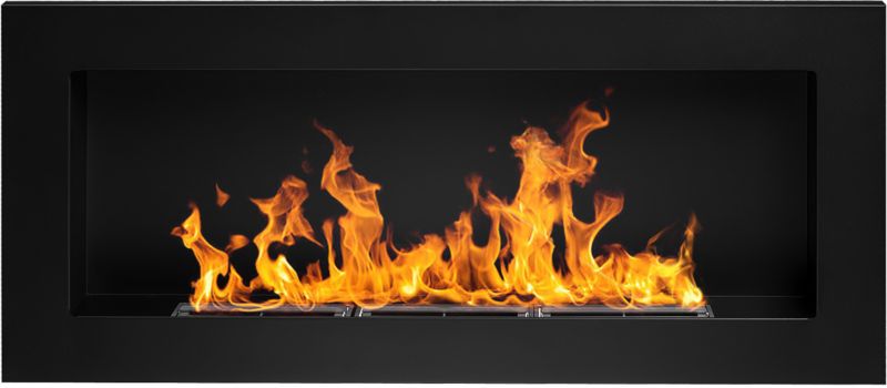 Biokominek z funkcją aromaterapii 900 x 400 mm czarny