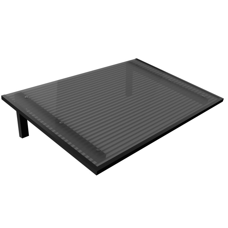 Zadaszenie Scala Plastics 150 x 98 cm grafit