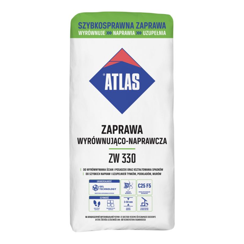 Zaprawa wyrównująca ZW 330 Atlas 25 kg