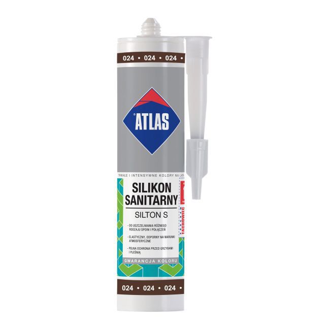 Silikon Atlas 024 ciemny brąz 280 ml
