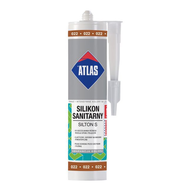 Silikon Atlas 022 orzechowy 280 ml