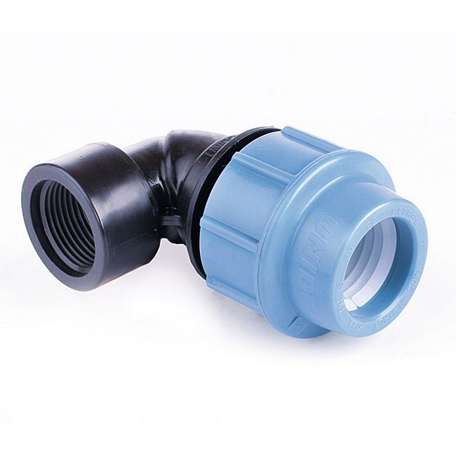 Kolano PE Pipelife z gwintem wewnętrznym 25 mm x 1/2"