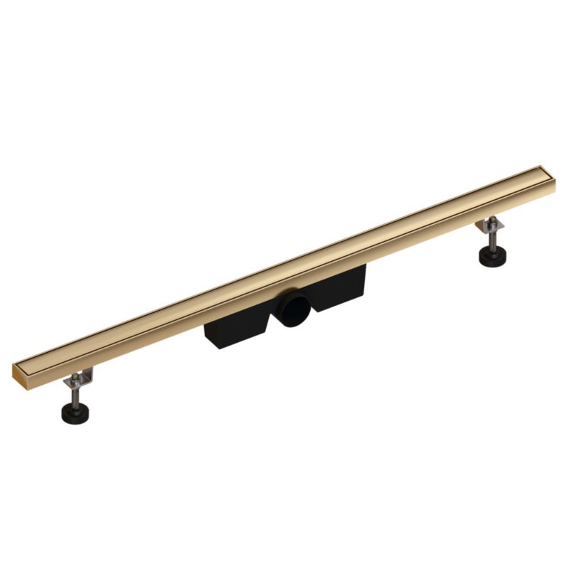 Odpływ liniowy Hytti Fluxio 80 cm złoty szczotkowany
