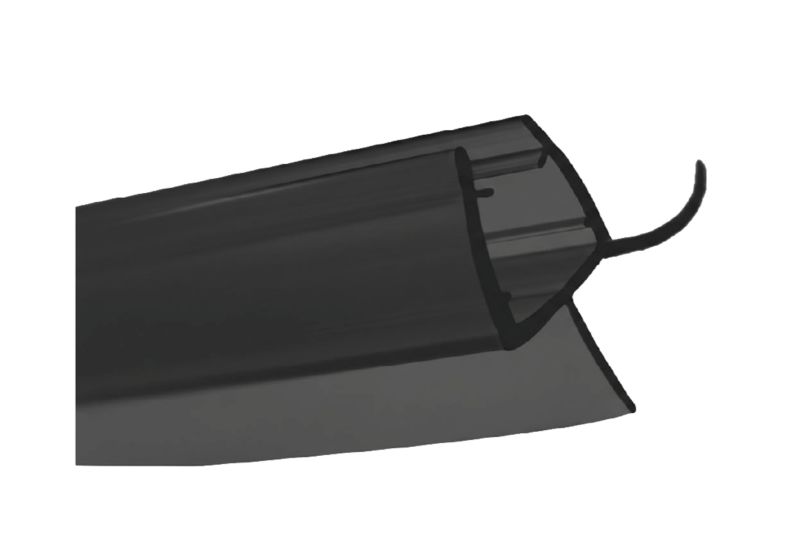 Uszczelka okapnik z rynną 6 mm czarna