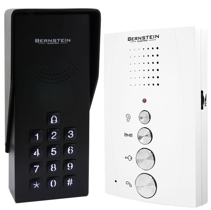 Domofon ADS-02RU Bernstein szyfrator 2 wyjścia głośnomówiący white 1szt.
