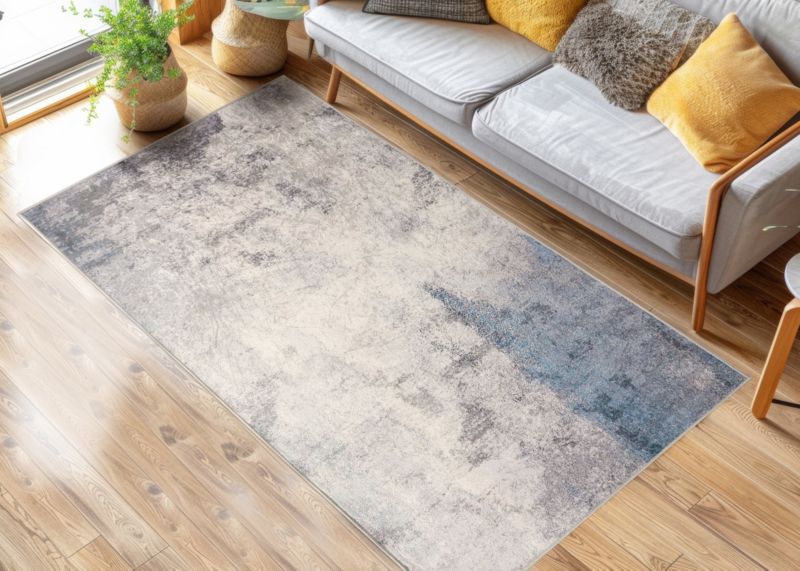 Dywan Indavo Stamp melanż 120 x 160 cm niebieski
