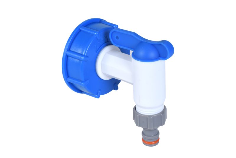 Przyłącze z kranem 3/4 plastikowe