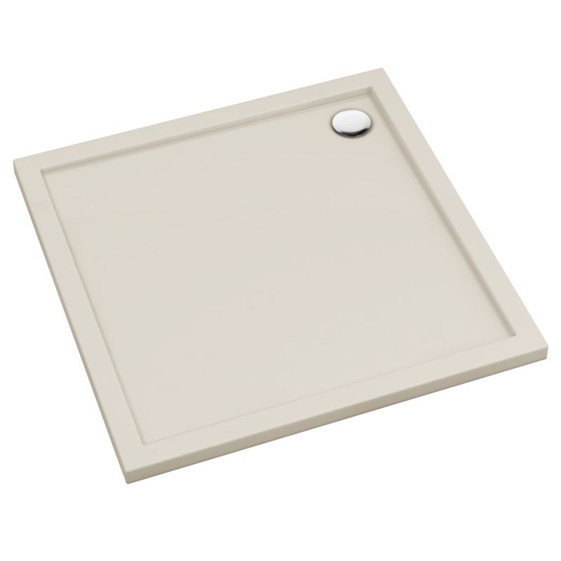 Brodzik Schedpol Atla kwadratowy 90 x 90 x 4,5 cm kaszmirowy mat