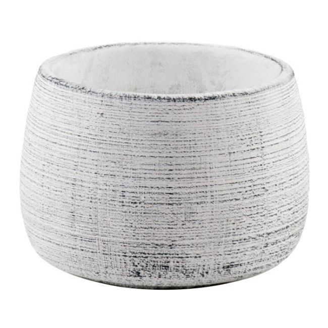 Osłonka doniczki 17 cm szara