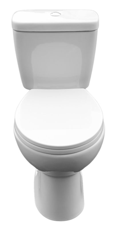 Kompakt WC Halbar bezkołnierzowy z deską wolnoopadającą biały