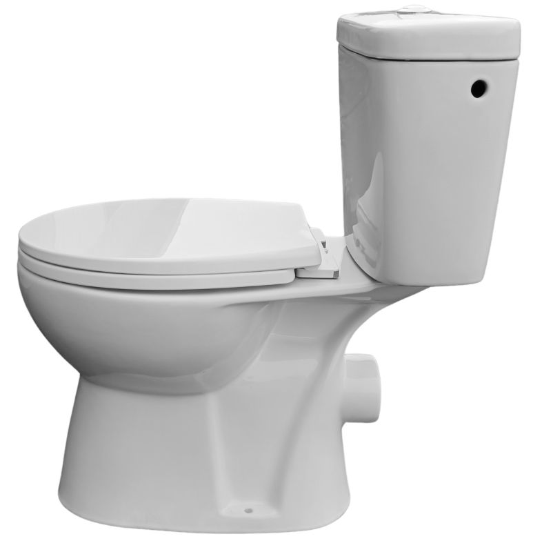 Kompakt WC Halbar bezkołnierzowy z deską wolnoopadającą biały