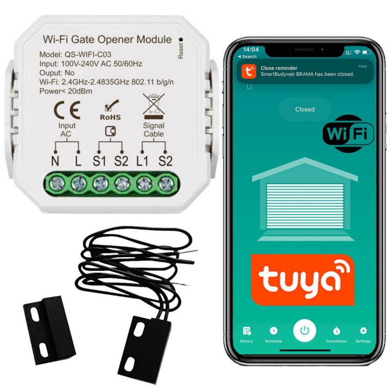 Sterownik Sone do bramy garażowej TUYA WIFI 1 szt.