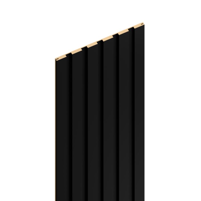 Panel lamelowy ścienny OK WALL MDF 265 x 30 cm czarny