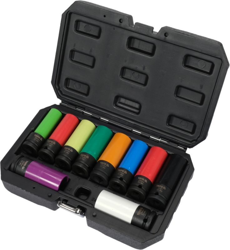 Zestaw nasadek do alufelg 1/2″ Yato 10 sztuk