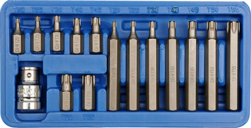 Klucze Torx Vorel specjalistyczne T20-T55 15 części