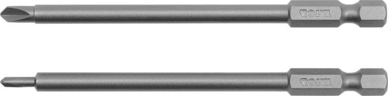 Bity długie Yato Tri-Wing nr0 nr1 100 mm