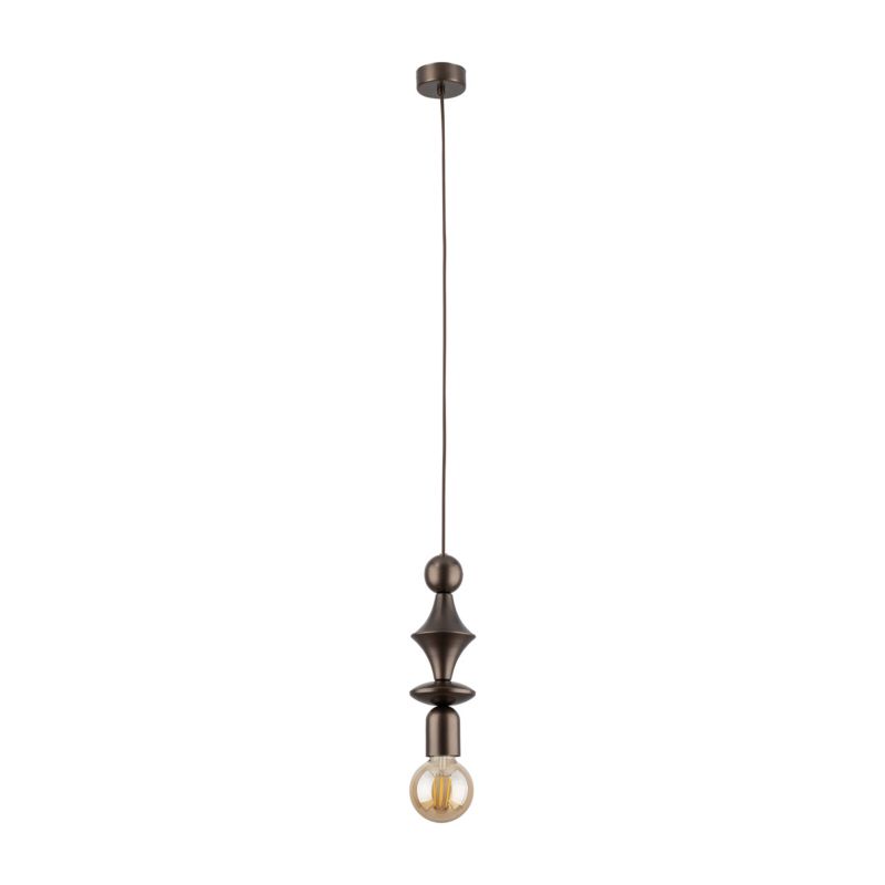 Lampa TK-Lighting Tower Brown Lampa Wiszaca 1Xe27 - 1 szt.