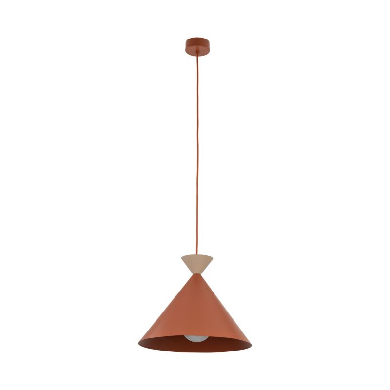 Lampa wisząca TK Lighting Matteo Sabia 1 x E27 miedziana