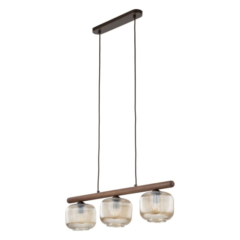 Lampa TK-Lighting Salvia Brown Lampa Wiszaca 3Xe14 - 1 szt.