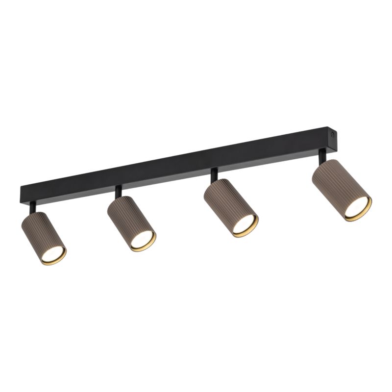 Spot TK Lighting Tune 4xG10 brązowy