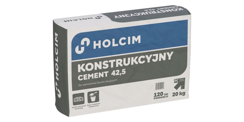 Cement do elementów konstrukcyjnych Holcim II 20 kg
