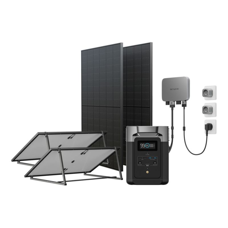 Zestaw balkonowy EcoFlow Plus Delta 2