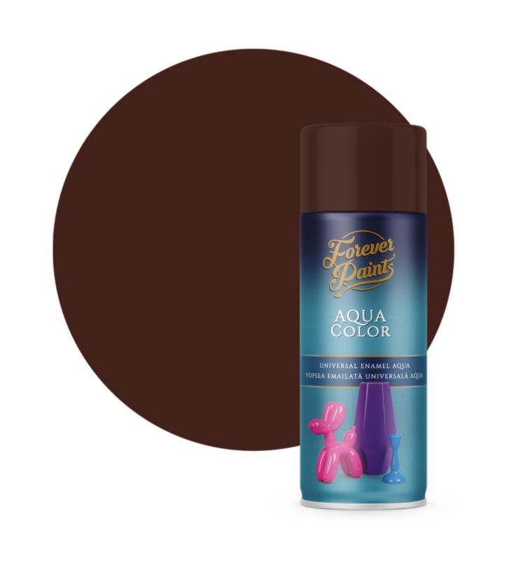 Spray wodny uniwersalny Forever Paints czekoladowy RAL 8017 400 ml