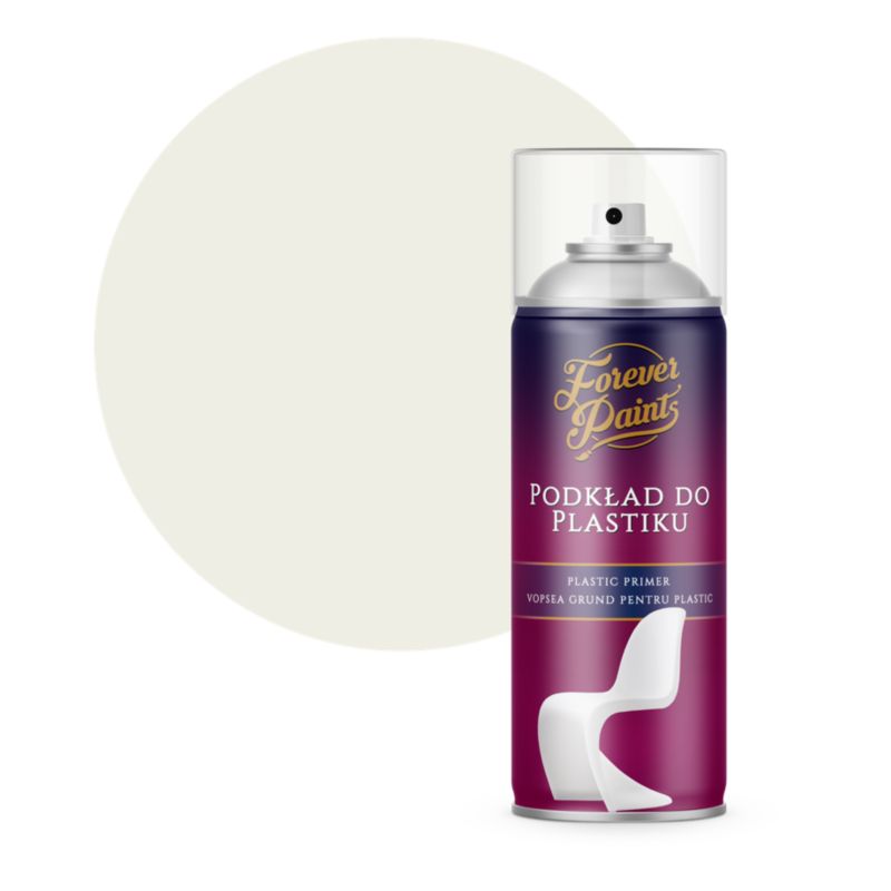 Podkład do plastiku Forever Paints biały 400 ml