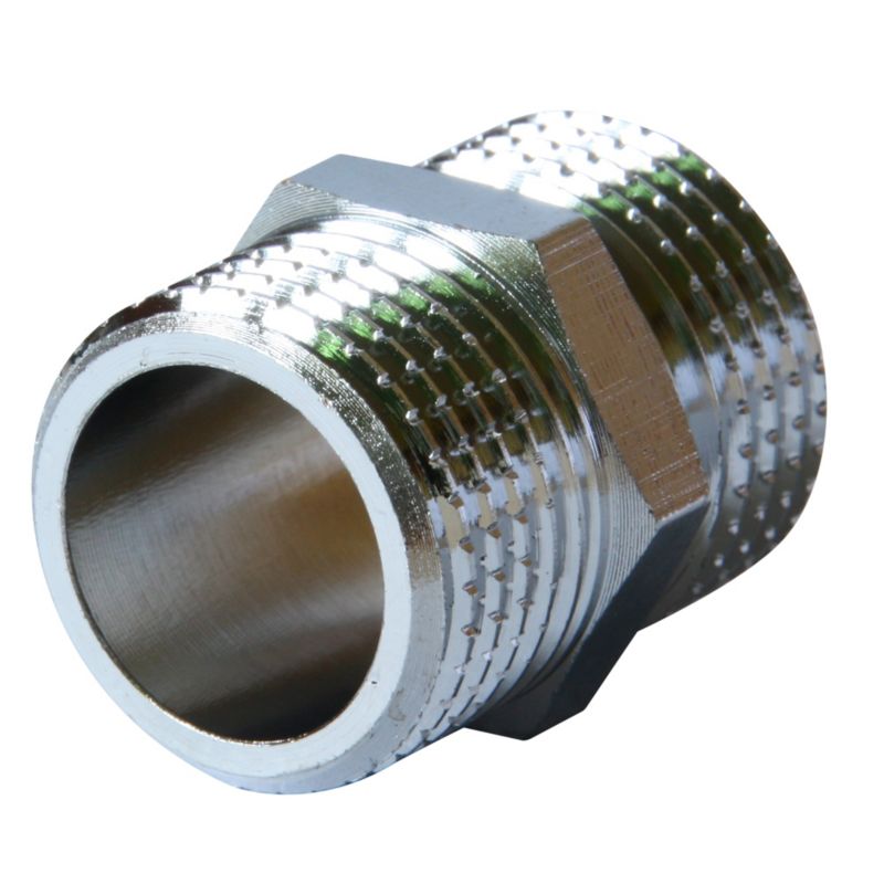 Nypel 1/2" chrom