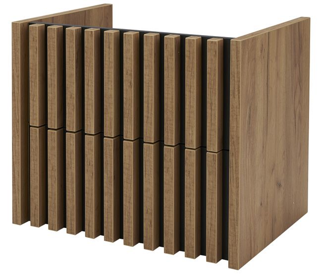 Szafka pod umywalkę Deftrans Line wisząca 60 cm dąb złoty
