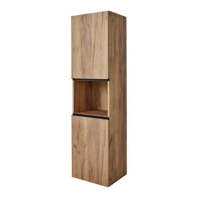 Słupek łazienkowy Barsa 40 cm dąb złoty