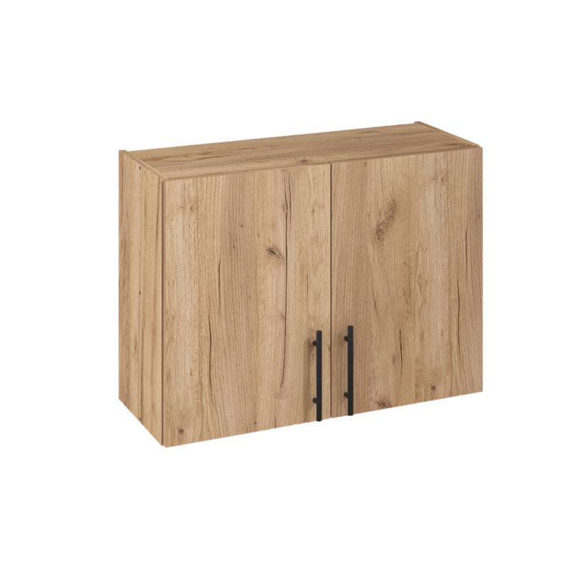 Szafka wisząca Luna 80 cm 2-drzwiowa złoty dąb