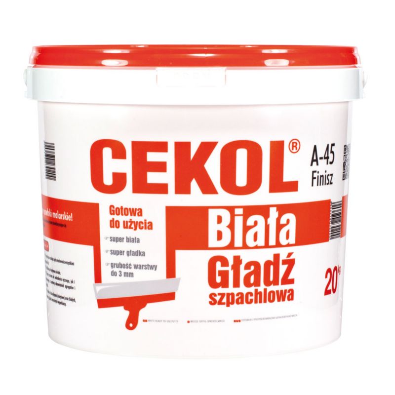 Gładzie gipsowe gotowe