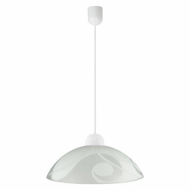 Lampa wisząca Lakonia 1 x 60 W E27 biała