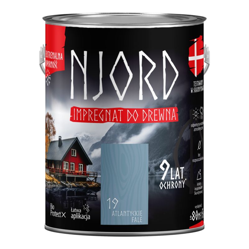 Impregnat do drewna Njord atlantyckie fale 5 l