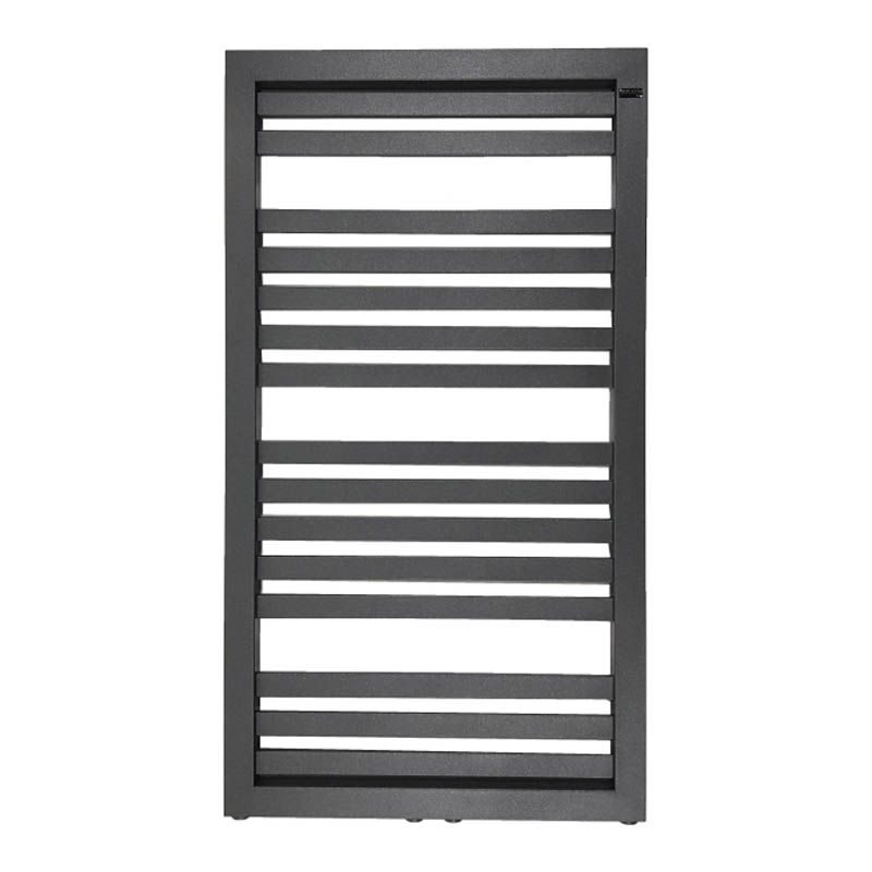 Grzejnik łazienkowy Kleo 98 x 54 cm antracyt