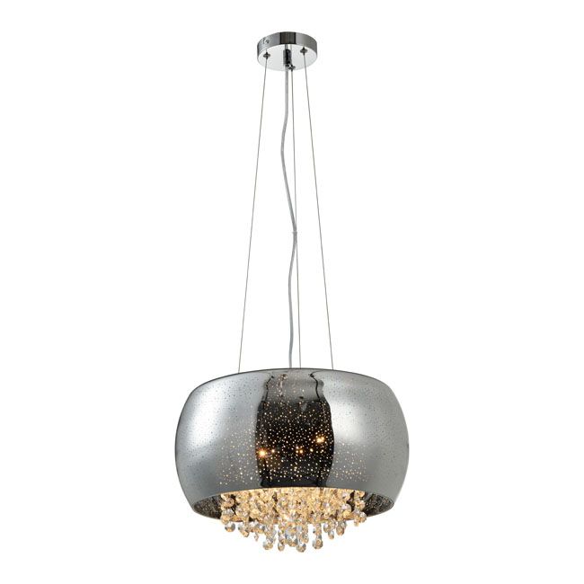 Lampa wisząca Brenda 4 x 40 W E14 chrom