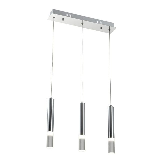 Lampa wisząca LED Gwen 3 x 5 W chrom
