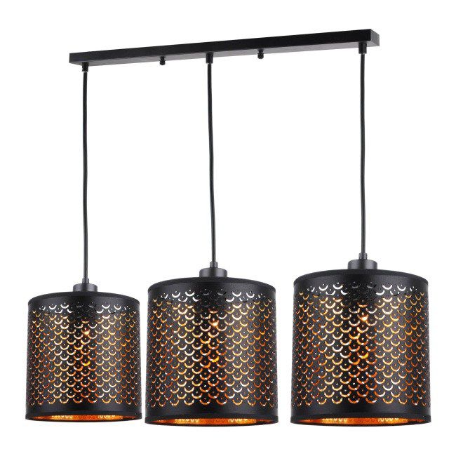 Lampa wisząca Betti 3 x E27 60 W czarny
