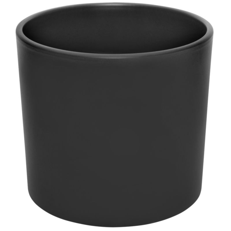Osłonka Ceramik walec 19 cm czarny mat