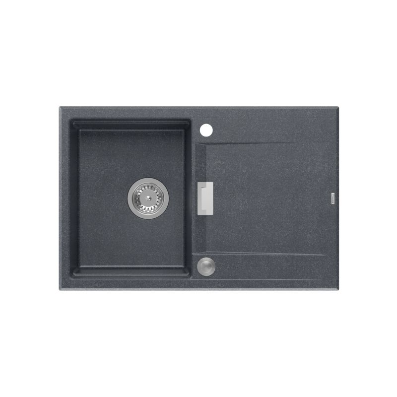 Zlewozmywak granitowy Quadron Zorano 111 czarny