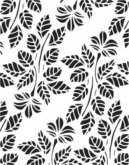 Szablon TYNKARSKI LuxBud Flowers 2 62 x 47 cm Wielokrotnego Użytku  1szt.