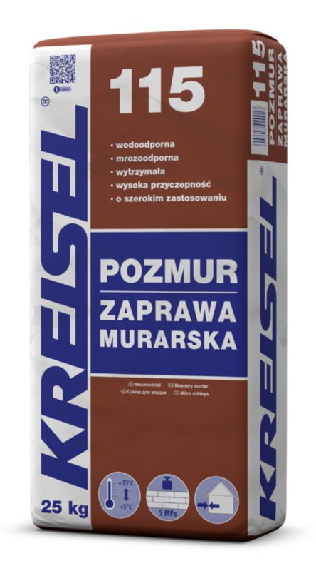 Zaprawa murarska Pozmur 115 Kreisel 25 kg