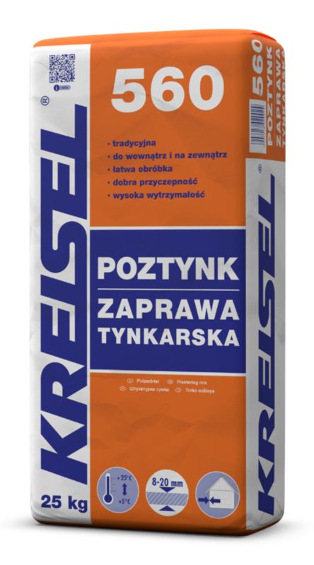 Zaprawa tynkarska Poztynk 560 Kreisel 25 kg