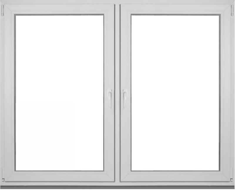 Okno PCV rozwierne + rozwierno-uchylne trzyszybowe 1765 x 1435 mm symetryczne antracyt