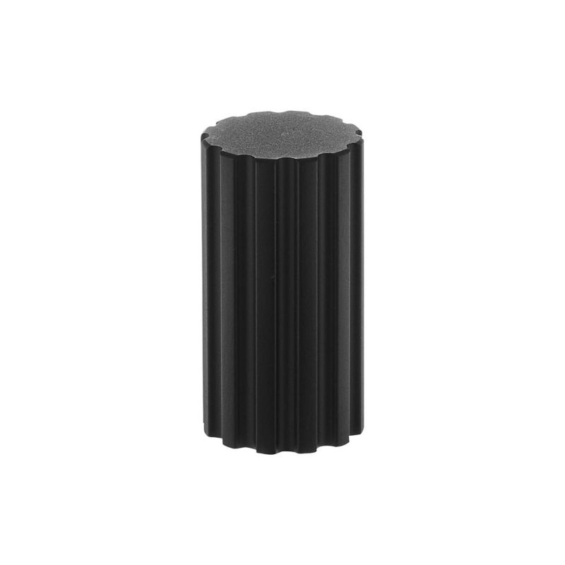 Gałka meblowa Schaffner Stripes fi 16 mm czarna