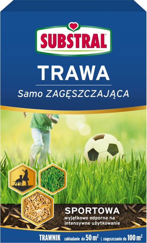 SUBSTRAL Trawa samo zagęszczająca sportowa - 1 kg
