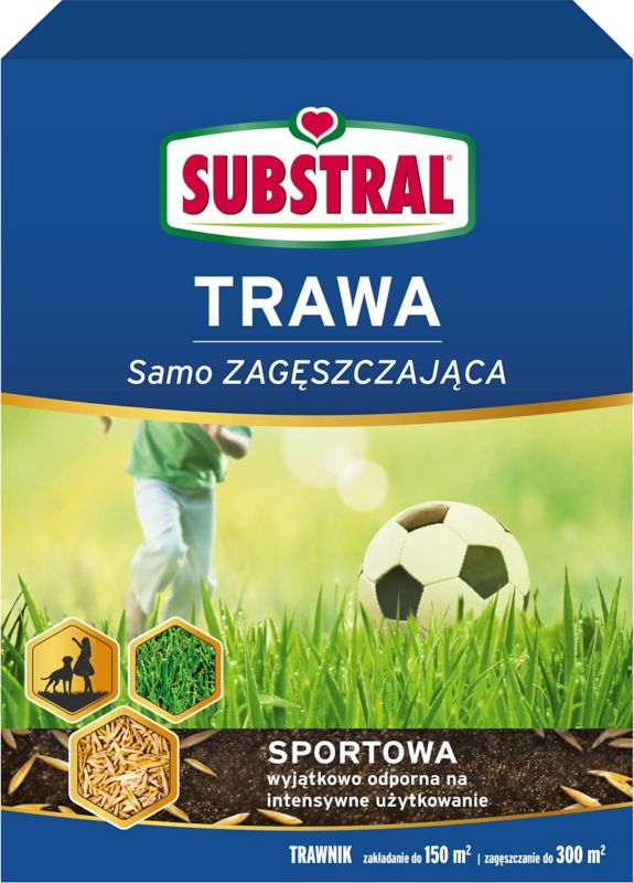 SUBSTRAL Trawa samo zagęszczająca sportowa - 3 kg