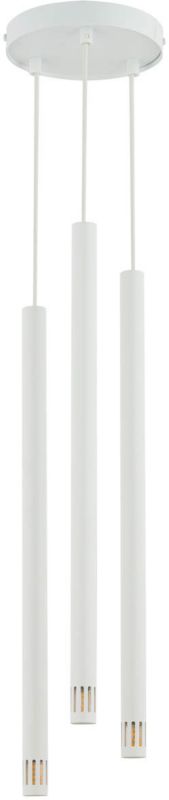 Lampa wisząca Sopel laser 3-punktowa G9 biała