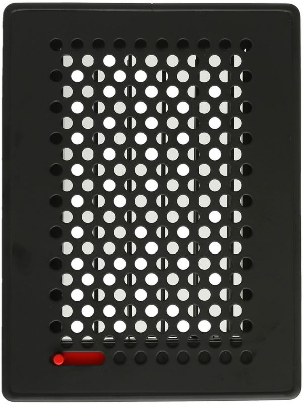 Kratka wentylacyjna z żaluzją Darco Trend KRVTZ 200 x 145 mm czarna